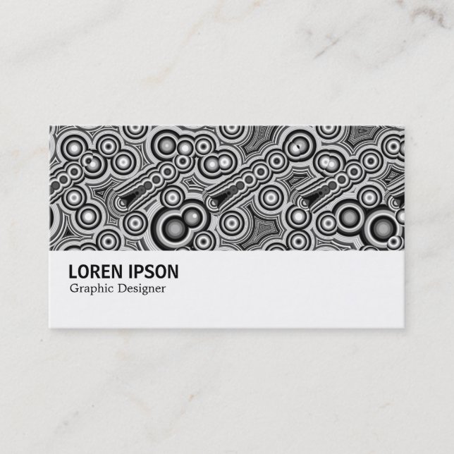 Hi-Phi - 0163 - Fractal Circles Business Card (Front)