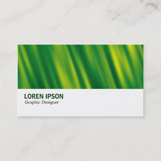 Hi-Phi - 016 - Green Cascade Business Card (Front)