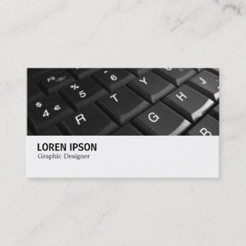 Hi-phi - 0174 - Keyboard Business Card by artberry at Zazzle