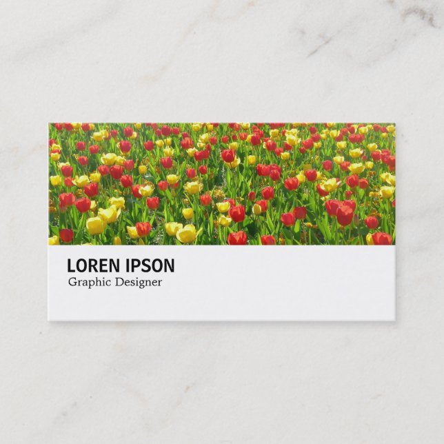 Hi-Phi - 0188 - Sea of Tulips II Business Card (Front)