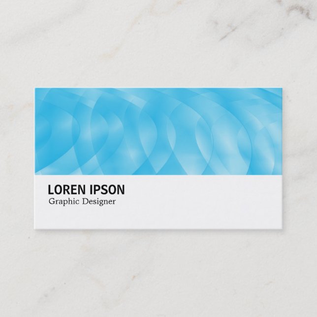 Hi-Phi - 0314 - Blue Curves Business Card (Front)