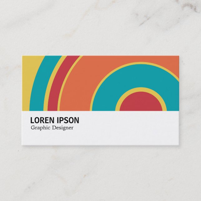Hi-Phi - 0320 - Colorful  Circle 05 Business Card (Front)