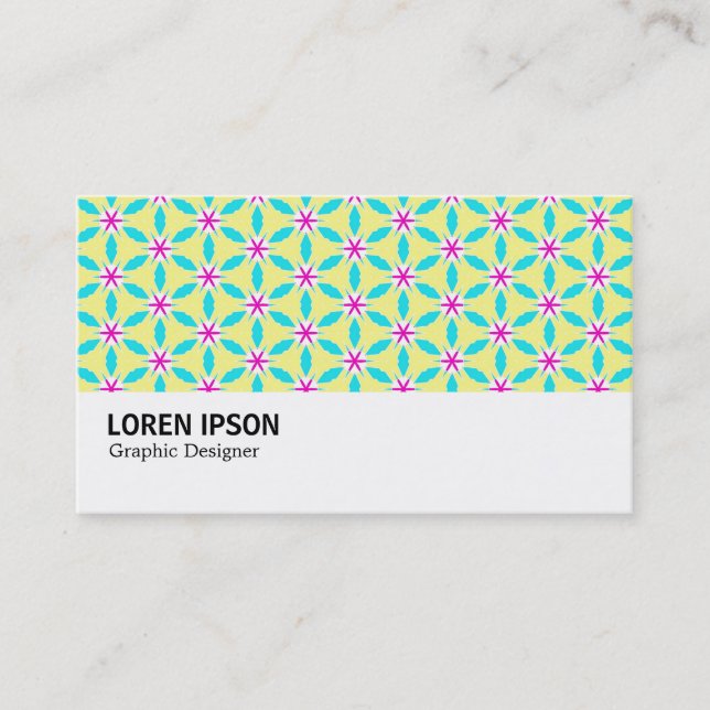 Hi-Phi - 0341 - Geometric Pattern 018 Business Card (Front)
