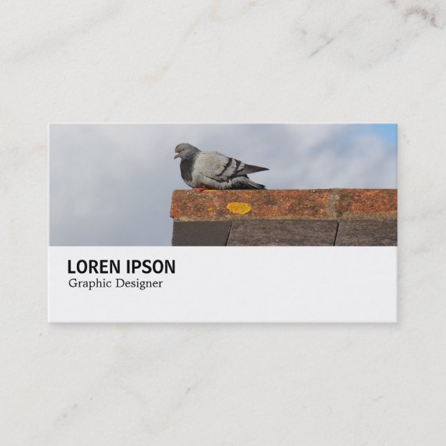 Hi-Phi - 0369 - Good Morning Pigeon Business Card (Front)