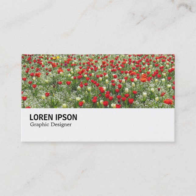 Hi-Phi - 0373 - Bed of Tulips Business Card (Front)