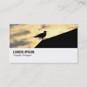 Hi-Phi - 0389 - Herring Gull Sunset Business Card