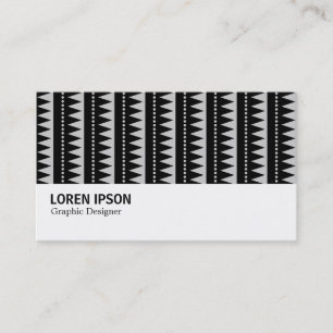 Hi-Phi - 0414 - Aztec Style Pattern - Gray Business Card