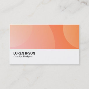 Hi-Phi - 069 - Orange Bubbles Business Card