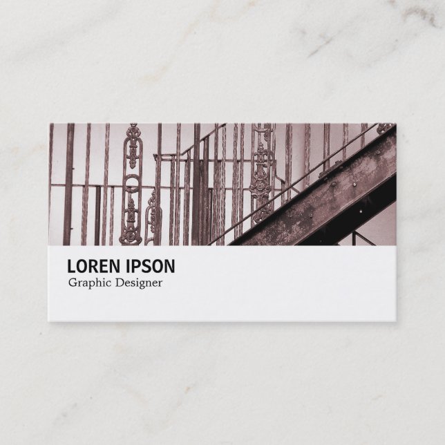Hi-Phi - 079 - Victorian Fire Escape Business Card (Front)