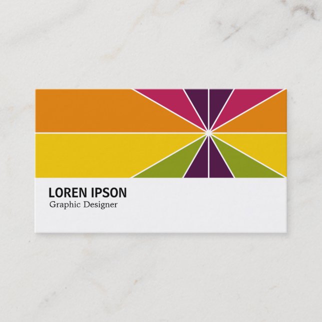 Hi-Phi - Color Segments 02 Business Card (Front)