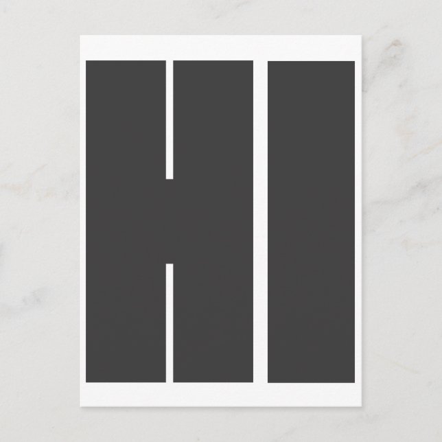 Hi Postcard (Front)