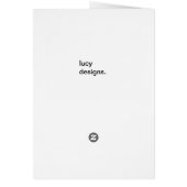 hi pretty girl. cards (Back)