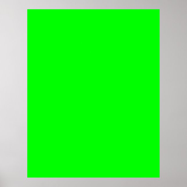 Hi Res COMPACT PHOTO BACKDROP - Green Screen Poster (Front)