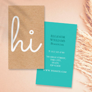 Hi Rustic Kraft Business Card