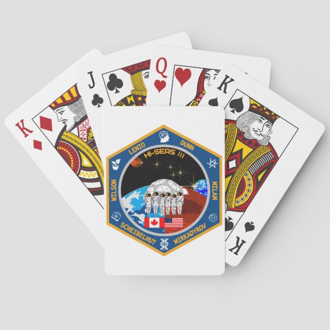 HI-SEAS Mission III Gear Poker Cards (Back)