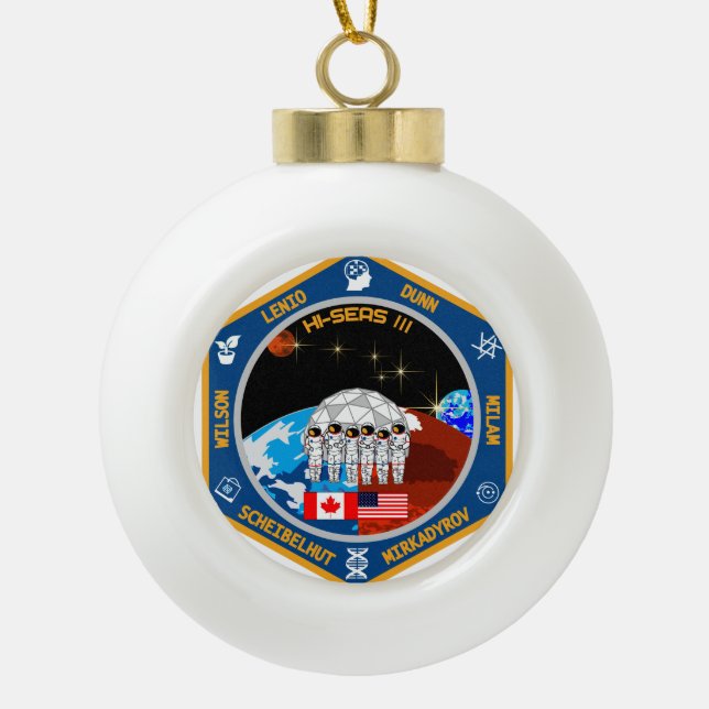 HI-SEAS Mission III Ornament (Front)