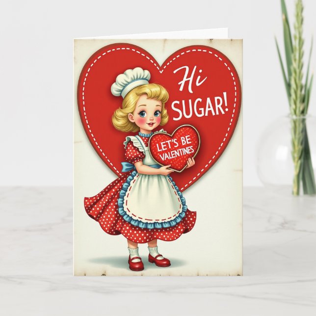 Hi Sugar Valentine Card (Front)