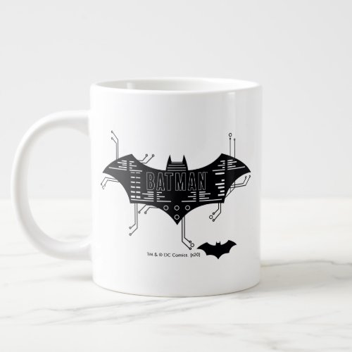 Hi_Tech Bat Circuit Logo Giant Coffee Mug