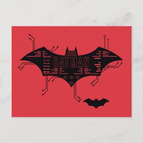 Hi_Tech Bat Circuit Logo Postcard