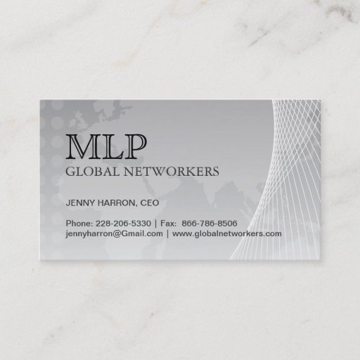 Customizable Hi-Tech Business Card
