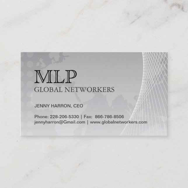 Hi-Tech Business Card (Front)