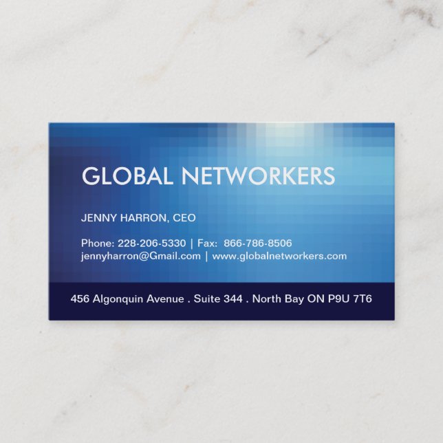 Hi-Tech Business Card (Front)
