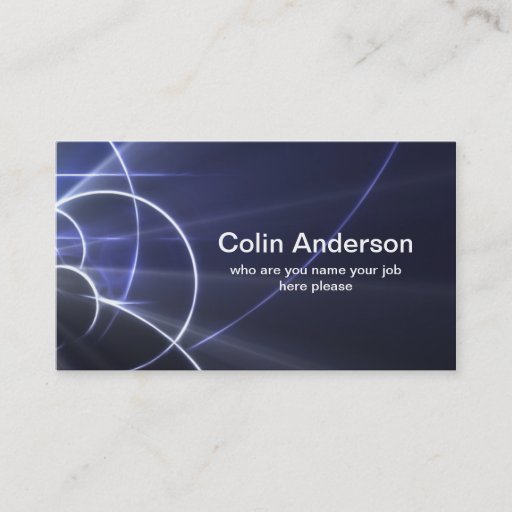 Customizable hi tech business card