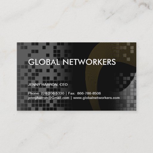 Customizable Hi-Tech Business Card