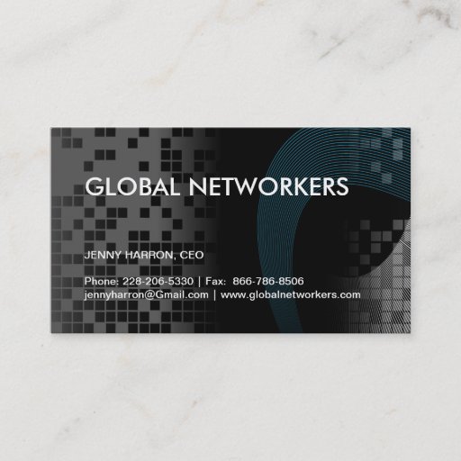 Customizable Hi-Tech Business Card