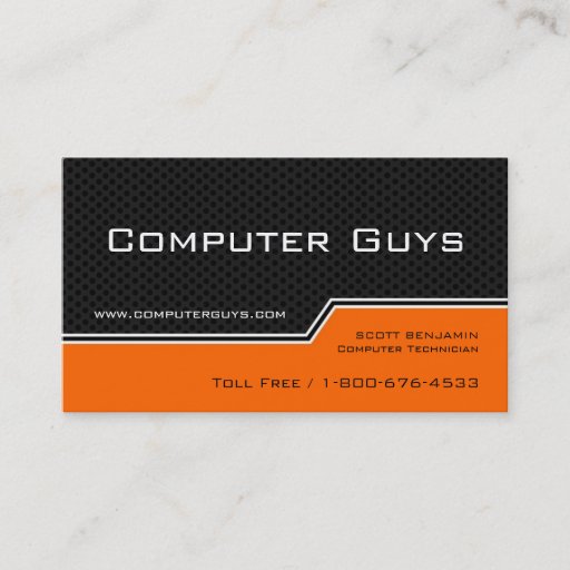 Customizable Hi-Tech Business Cards