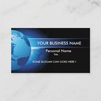 Hi-tech Business Concept Business Card by zlatkocro at Zazzle