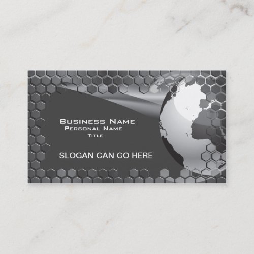 Hi-Tech Global Business b/w Business Card