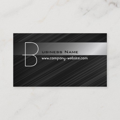 Customizable Hi-tech Monogram Business Card
