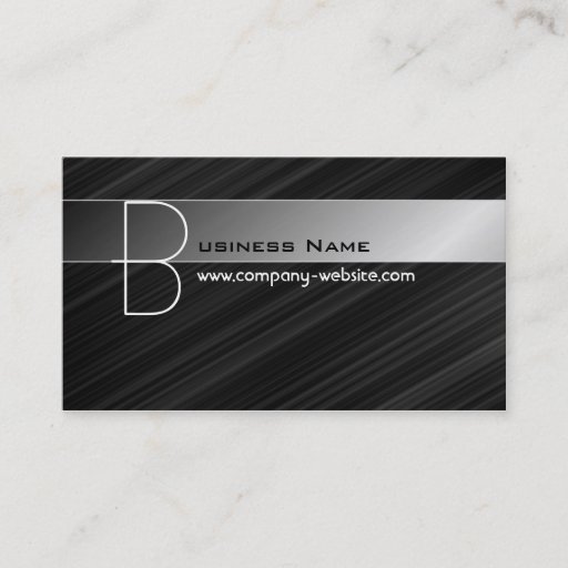 Customizable Hi-tech Monogram Business Card