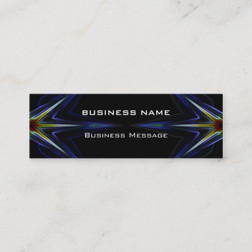 Hi Tech Neon Futuristic Business Cards