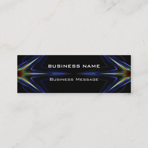 Customizable Hi Tech Neon Futuristic Business Cards