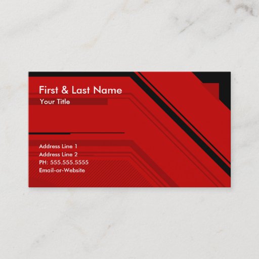Customizable hi-tech professional  : business card