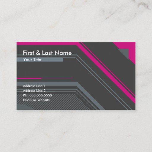 Customizable hi-tech professional : business card template