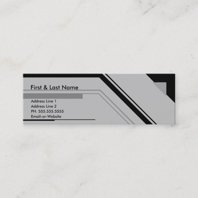 hi-tech professional  : mini business card (Front)