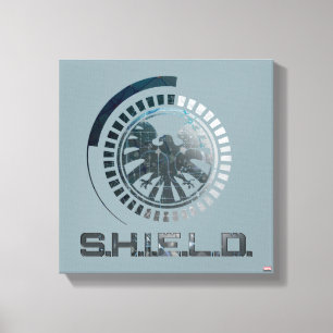 Hi-Tech S.H.I.E.L.D. Logo Canvas Print