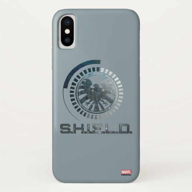 Hi-Tech S.H.I.E.L.D. Logo Case-Mate iPhone Case (Back)