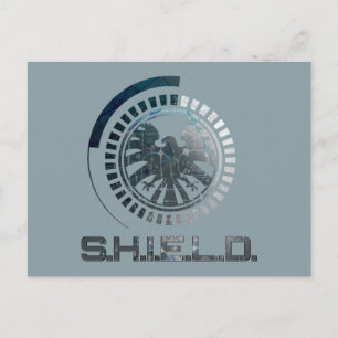 Hi-Tech S.H.I.E.L.D. Logo Postcard