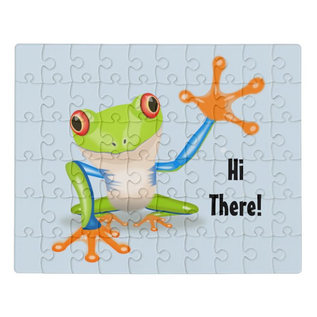 Hi There Frog Jigsaw Puzzle (Puzzle Horizontal)