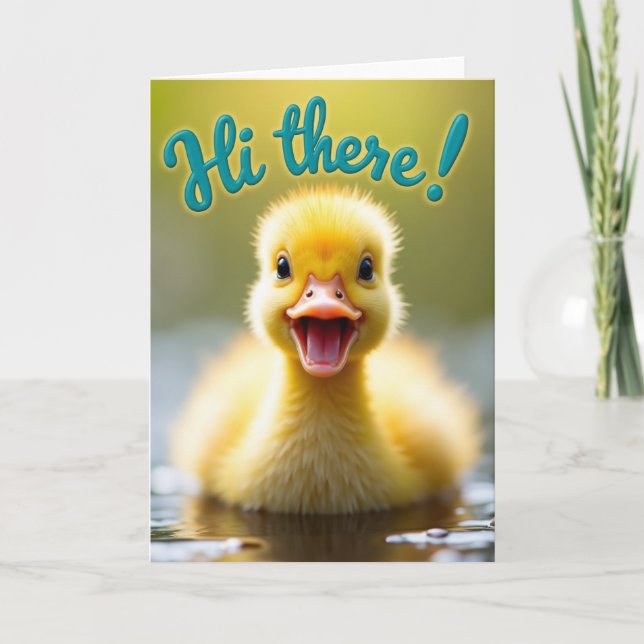Hi There Little Bird Card (Front)