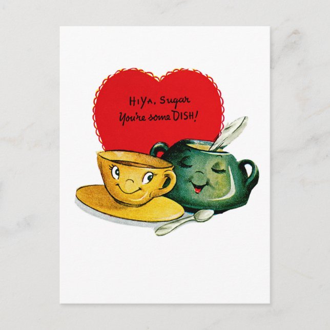Hi Ya Sugar, You're Some Dish! Postcard (Front)