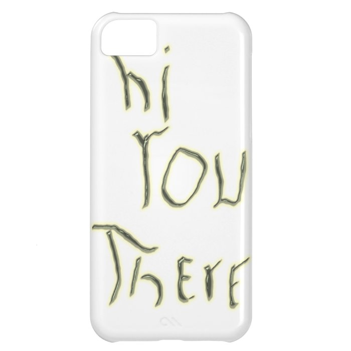 Hi You There glow in the dark iPhone 5C Case