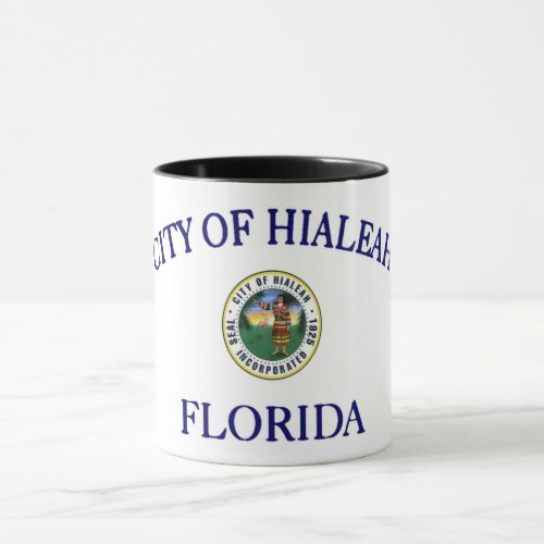 Hialeah city flag mug