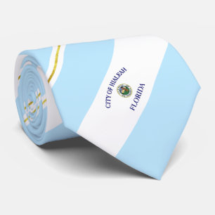 Hialeah (Florida) city flag Neck Tie