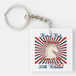 Hialeah High '65 T-Breds 50th Reunion Keychain