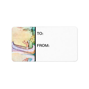 Hiawatha Magic Canoe Label